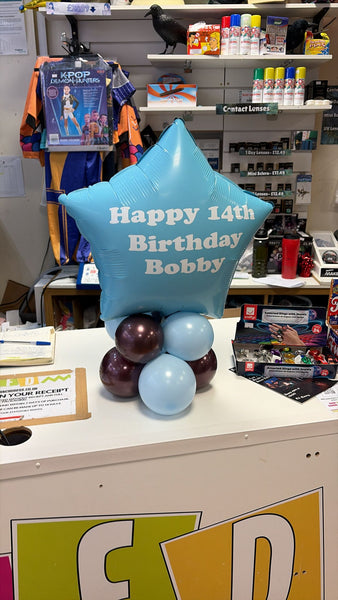 Personalised Mini Pyramid Balloon Display
