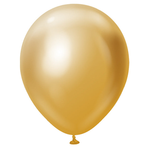 Kalisan Mirror Gold Latex Balloons