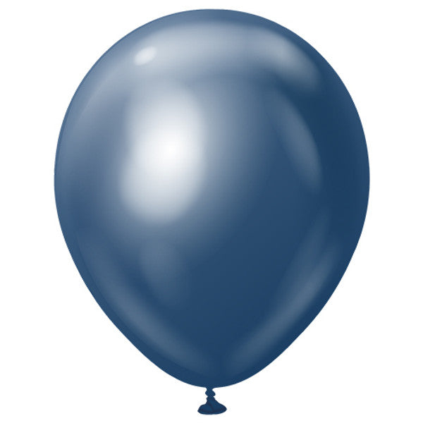 Kalisan Mirror Navy Latex Balloons