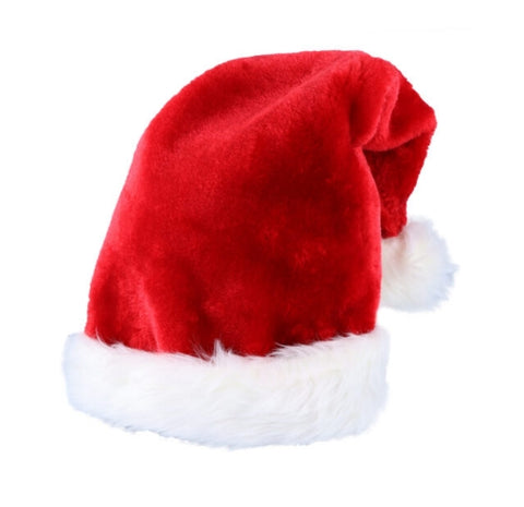 Deluxe Plush Santa Hat