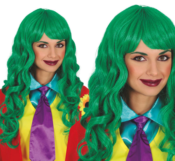 Long Green Wig