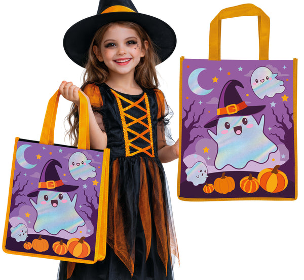 Metallic Ghost Halloween Bag