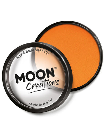 Moon Creations Bright Orange Pro Face Paint Cake Pot