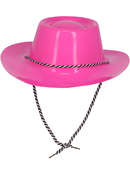 Neon Pink Metallic Cowboy Hat