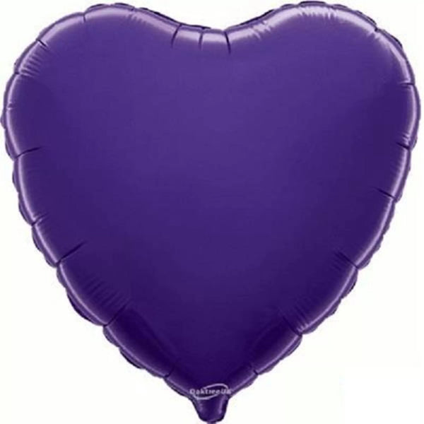 18 Inch Purple Heart Foil Balloon