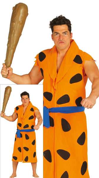 Orange Caveman Costume