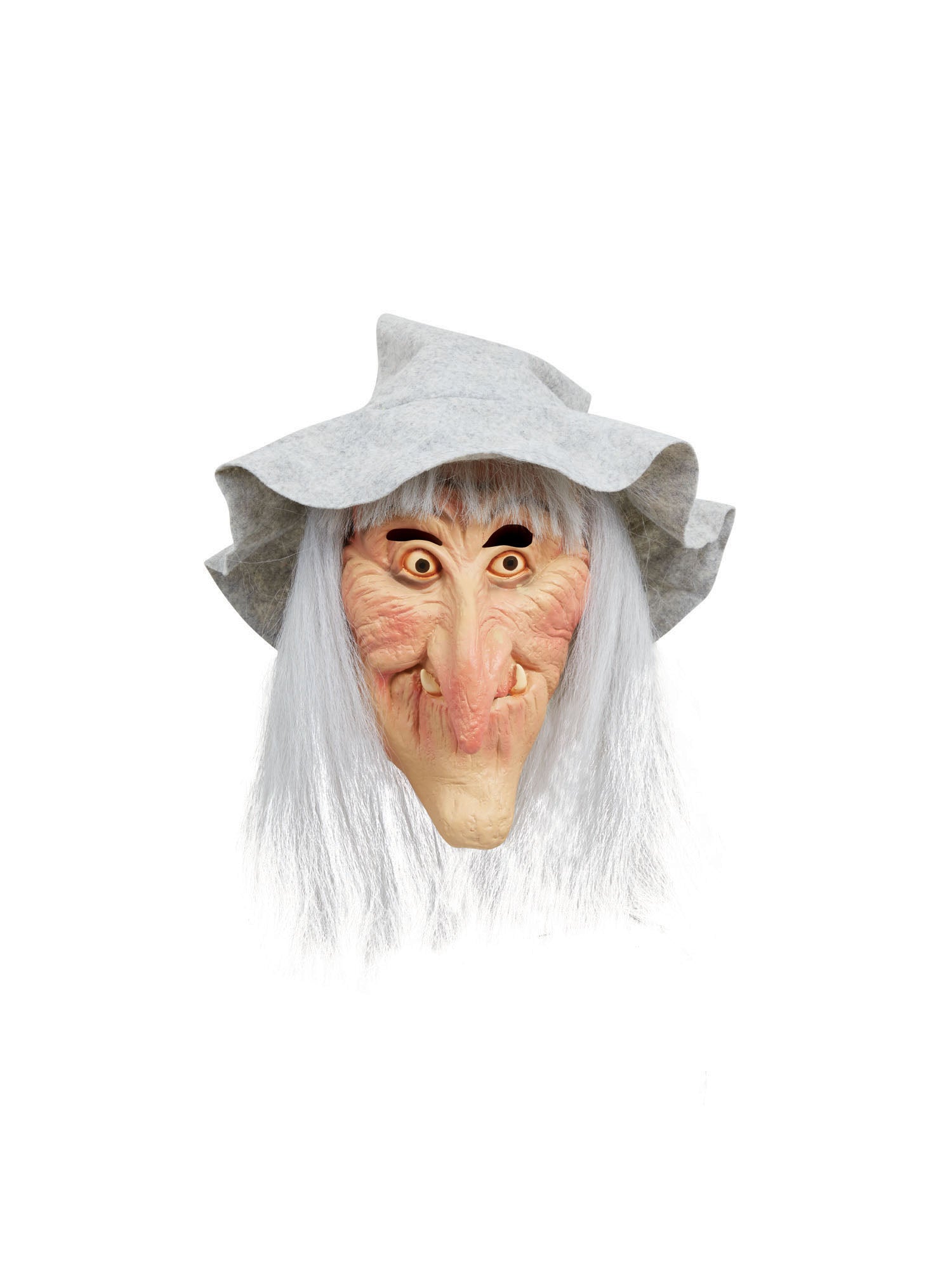 Witch Mask with Hat & Hair