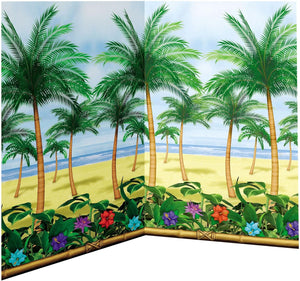 Palm Tree Hawaiian Backdrop