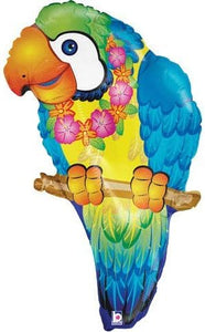 29 Inch Tropical Parrot Supershape Foil Balloon