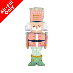 Pastel Nutcracker Foil Balloon on Stick