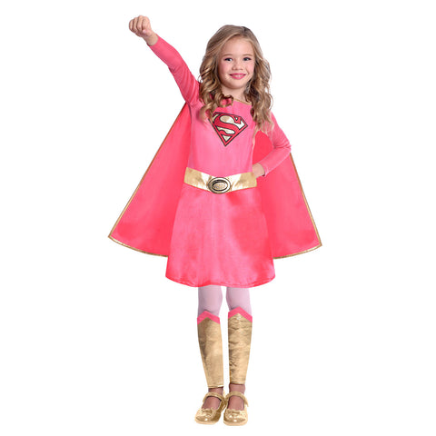 Child's Pink Supergirl Costume