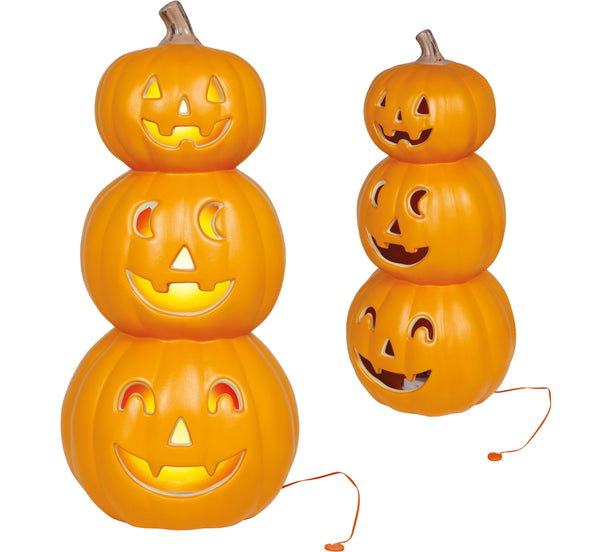 Triple Pumpkin Light-Up Decoration