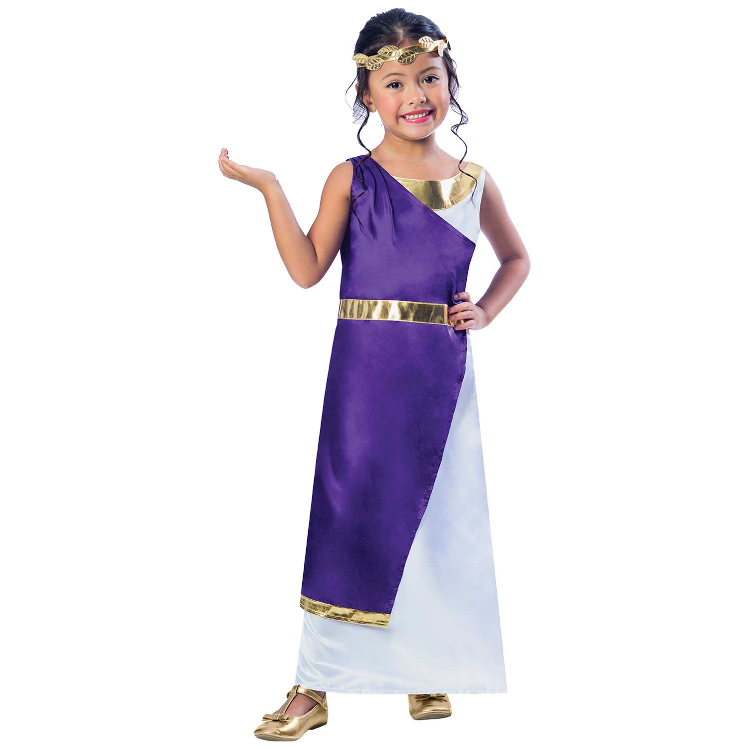 Purple Roman Girl Costume