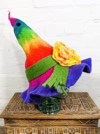 Rainbow Felt Witch Hat