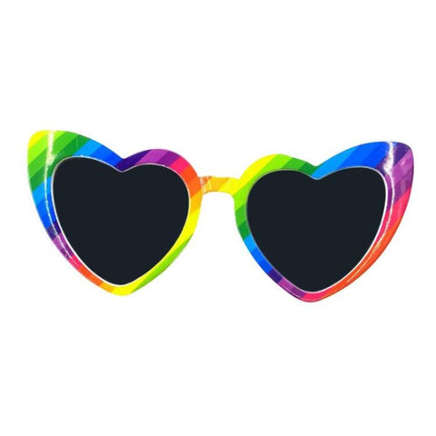 Rainbow Heart Frame Sunglasses