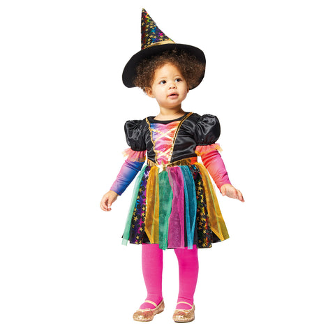 Rainbow Shine Witch Costume
