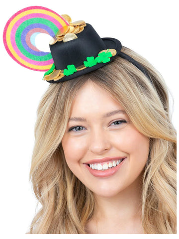 Rainbow Pot O'Gold Mini Hat