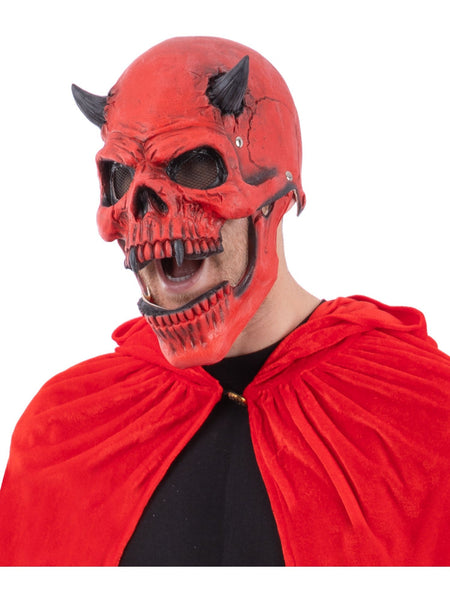 Red Devil Skull Mask
