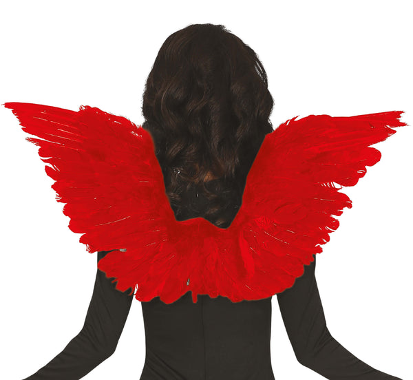 Red Feather Angel Wings