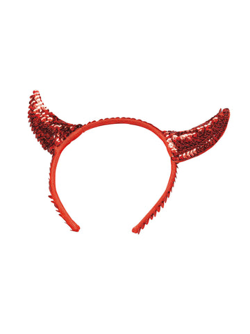 Small Sequin Devil Horns
