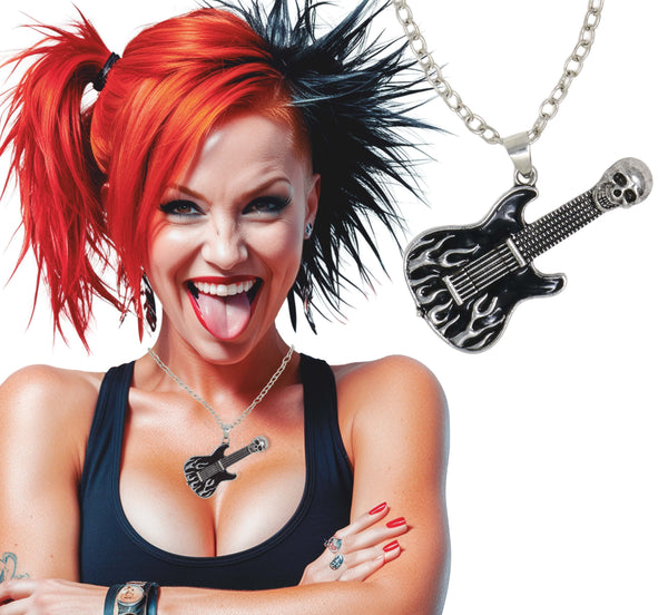 Rockstar Electric Guitar Necklace