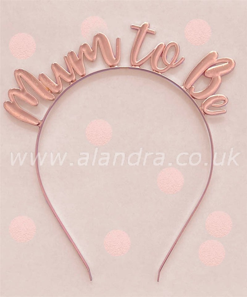 Rose Gold Mum To Be Headband