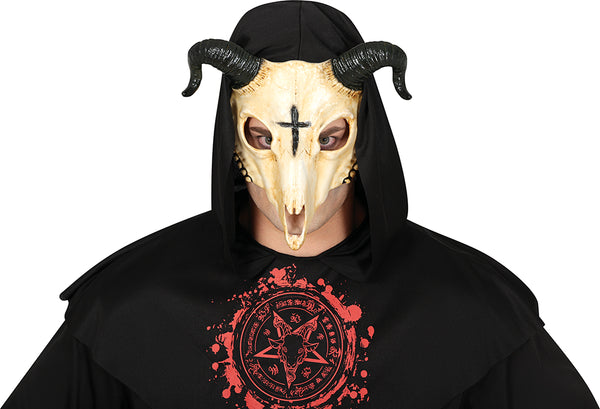Satanic Priest Ram Skull Mask
