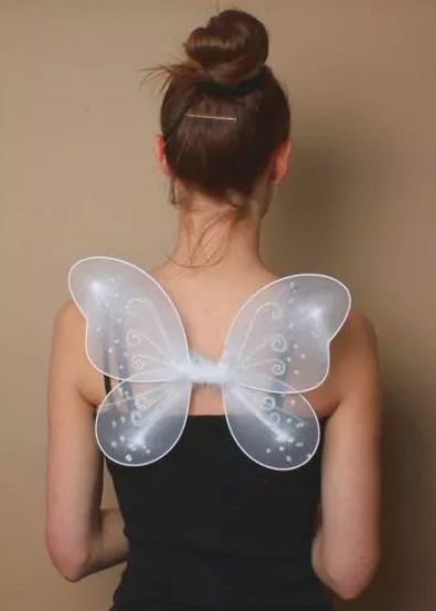 Mini White Fairy Wings
