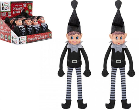 Naughty Elf Figure Black Costume