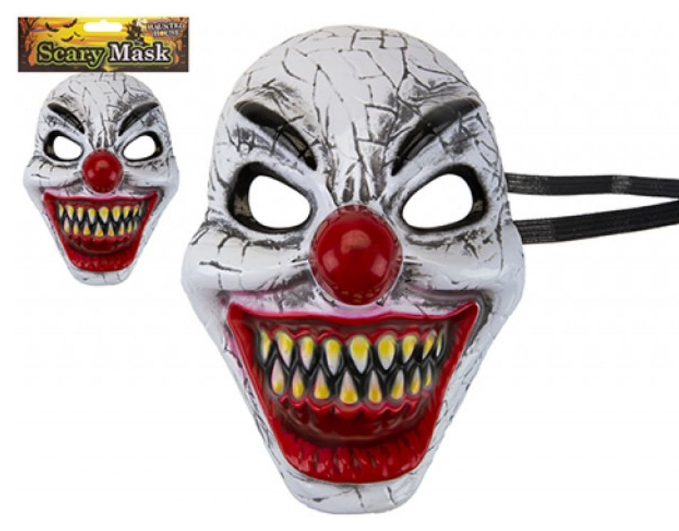 Creepy Plastic Clown Mask