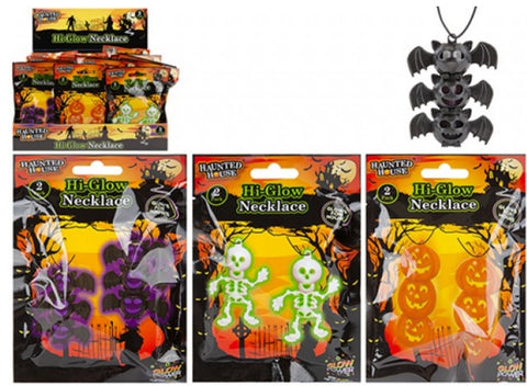 Assorted Halloween Glow Necklaces