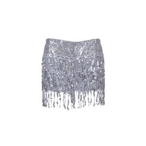 Silver Tassel Hotpants