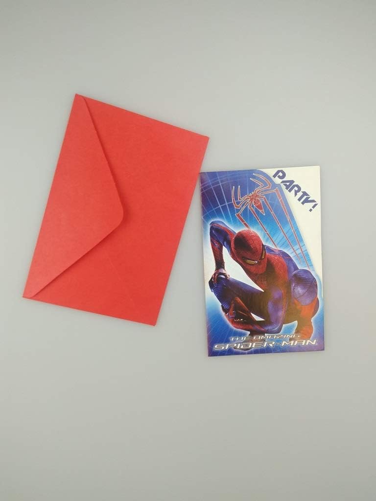 Spider-Man Birthday Party Invitations (6pk)