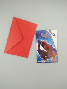 Spider-Man Birthday Party Invitations (6pk)