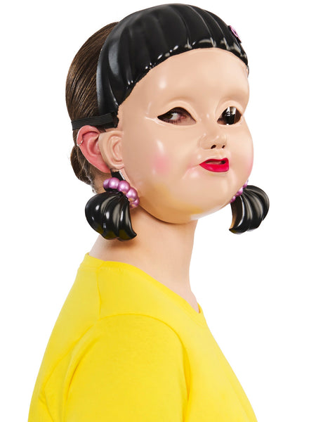 Official Squid Games Girl Doll Mask