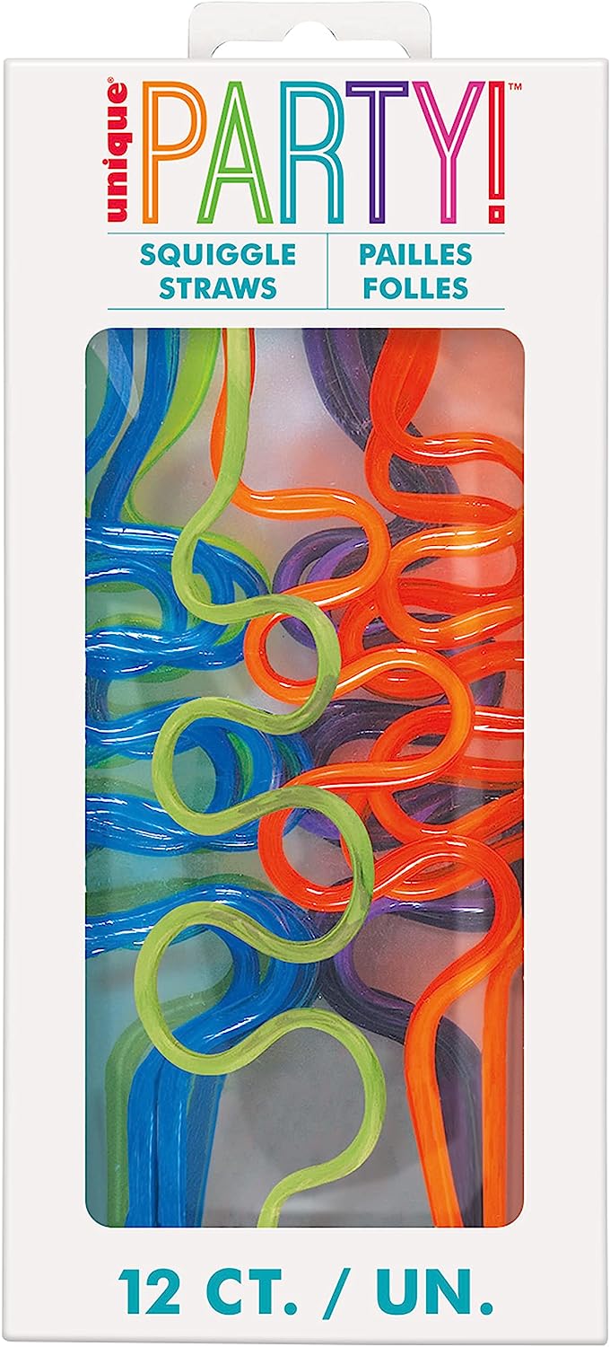 Cocktail Curly Straws (12pk)