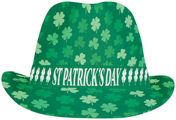 Paddy's Day Shamrock Trilby Hat