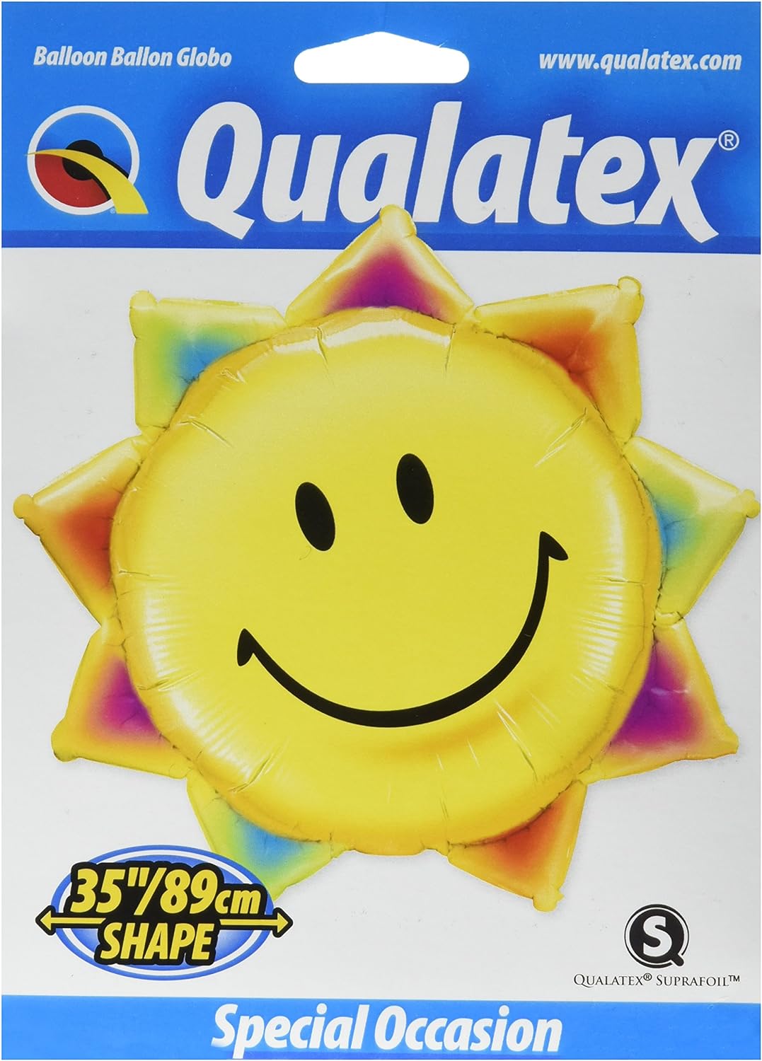 35 Inch Smiley Sunshine Supershape Foil Balloon