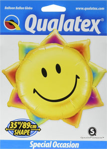 35 Inch Smiley Sunshine Supershape Foil Balloon