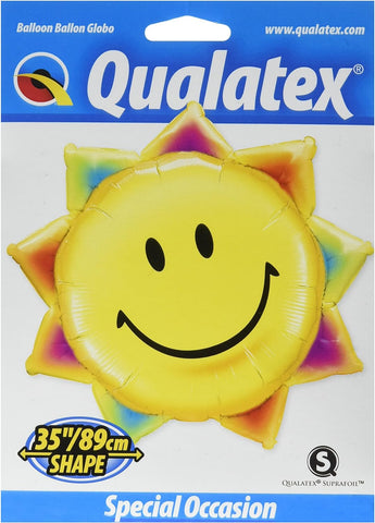 35 Inch Smiley Sunshine Supershape Foil Balloon