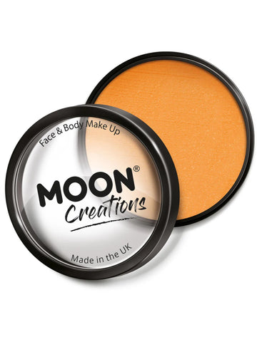 Moon Creations Sunshine Orange Pro Face Paint Cake Pot