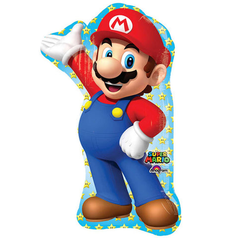 33 Inch Super Mario Supershape Foil Balloon