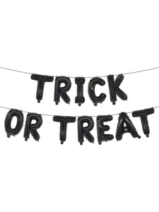 Trick or Treat Air-filled Balloon Banner