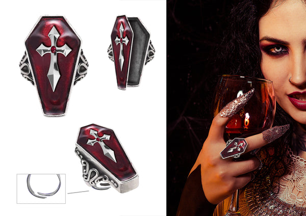 Vampire Coffin Ring