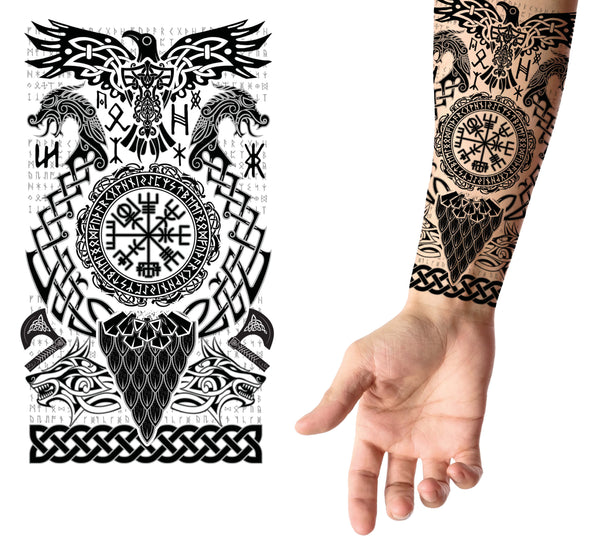 Viking Temporary Tattoos