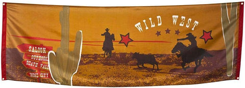 Large Wild West  Banner