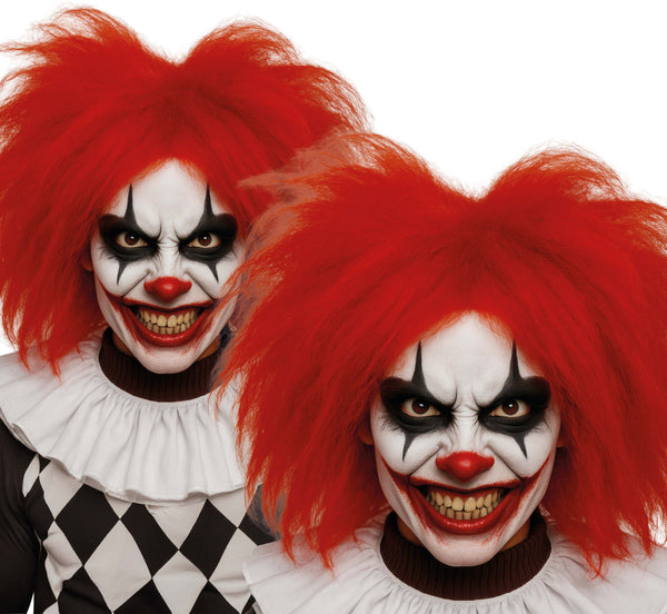Red Wild Clown Wig