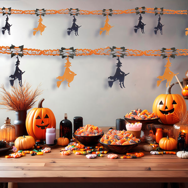 Witch Paper Garland Decoration