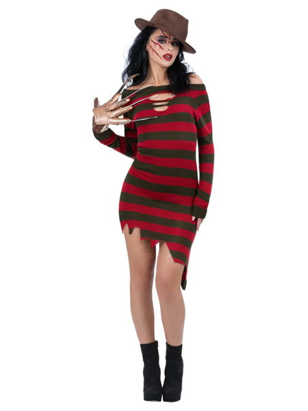 A Nightmare On Elm Street Freddy Krueger Women's Costume