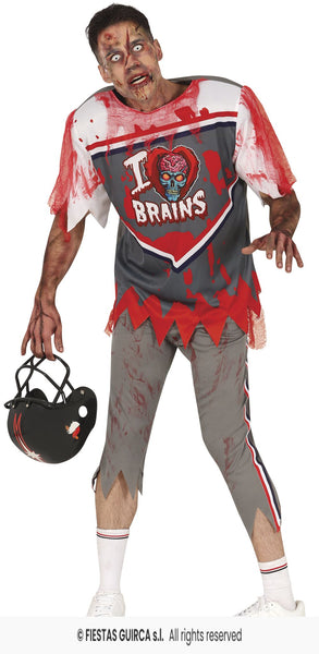 Zombie American Football Player Costume